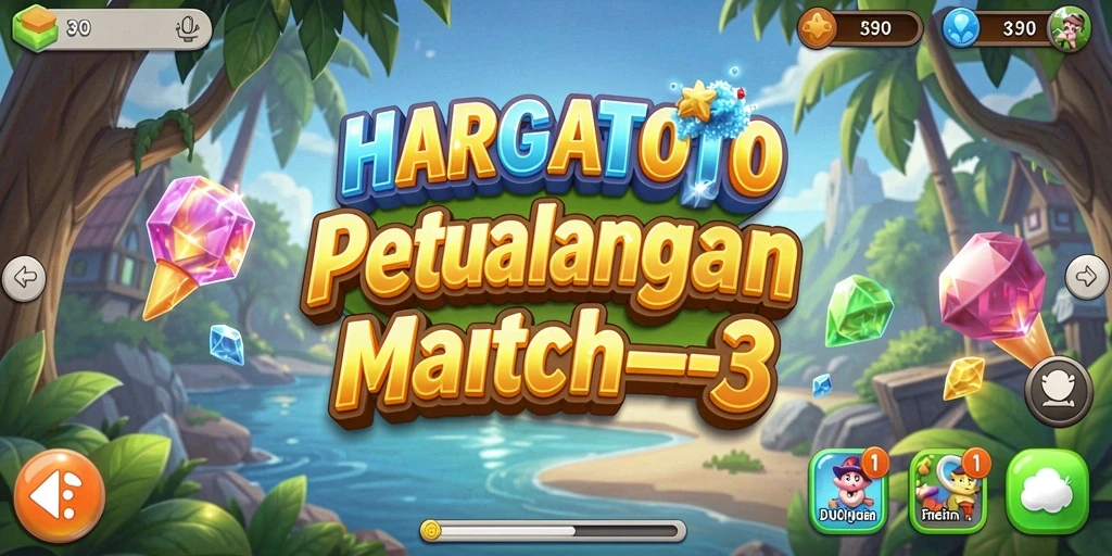 Tampilan menarik dan gameplay seru di HARGATOTO.