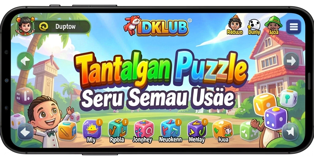Tampilan gameplay seru dan menantang di IDKLUB.