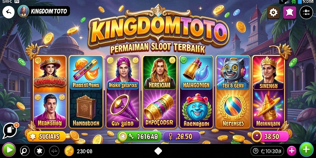 Tampilan gameplay KINGDOMTOTO yang menawan dan interaktif.