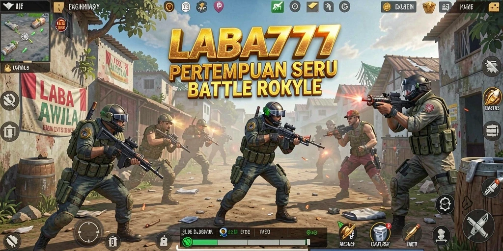 Gameplay seru LABA777 dalam pertempuran Battle Royale.