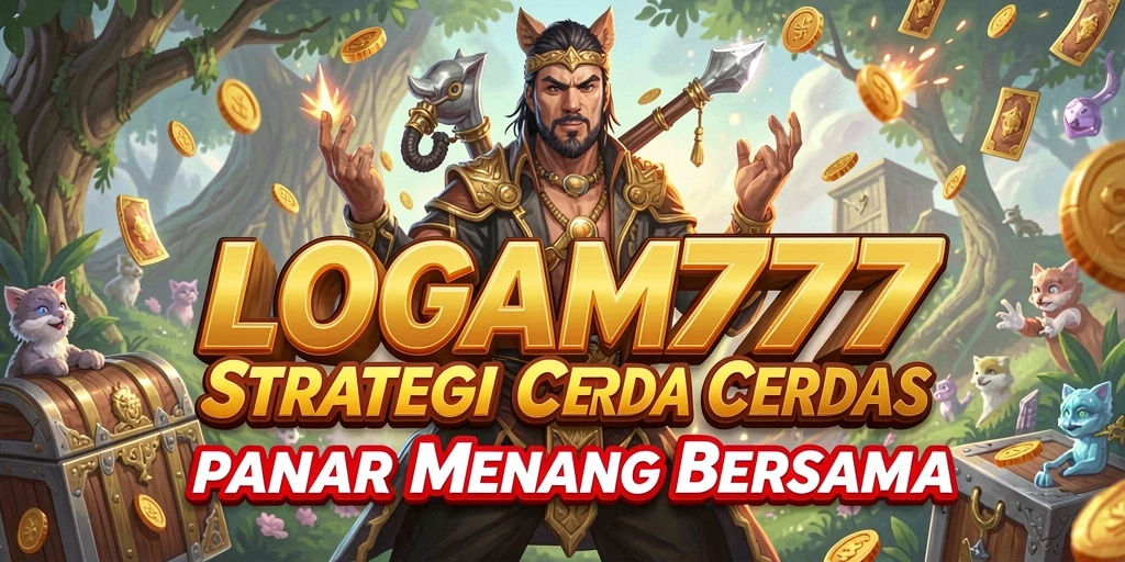 Tampilan gameplay LOGAM777 dengan strategi yang kuat.