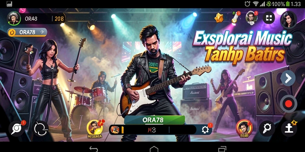 Tampilan gameplay ORA78 yang mendebarkan dan interaktif.