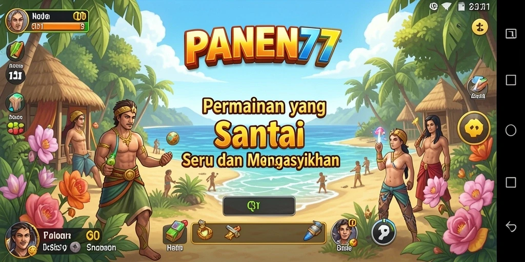 Tangkapan layar gameplay <strong>PANEN77</strong> yang penuh warna dan menarik.