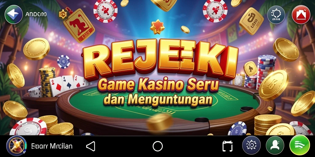 Tampilan gameplay menarik dari aplikasi Kasino REJEKI.