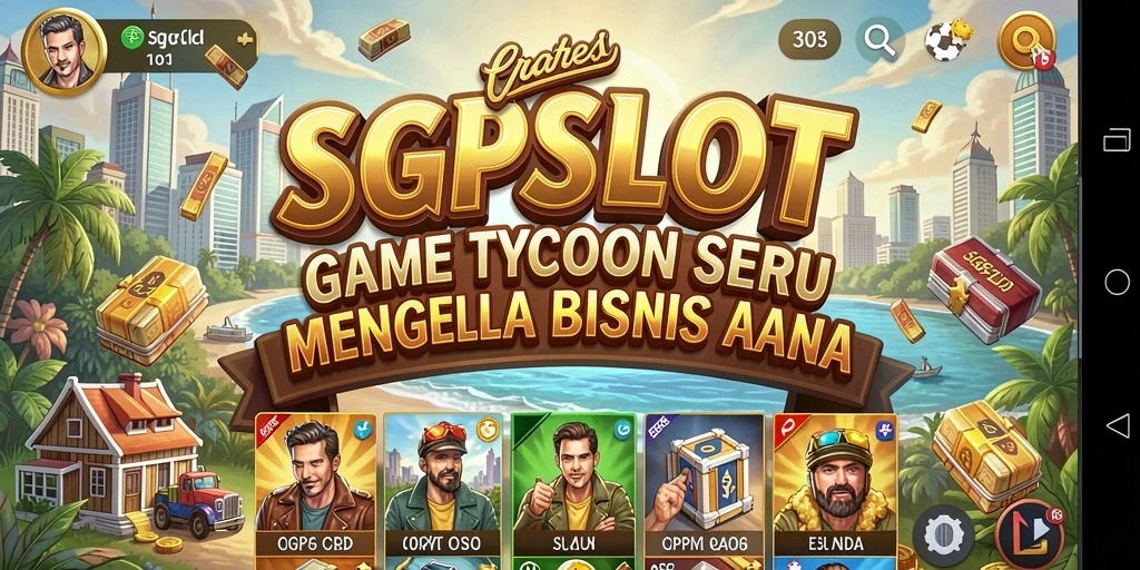 Tangkapan layar gameplay <strong>SGPSLOT</strong> yang menunjukkan keseruan manajemen bisnis.