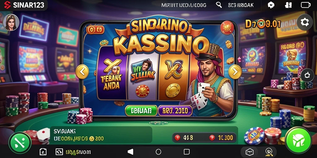 Screenshot dari gameplay Kasino yang menegangkan di SINAR123.