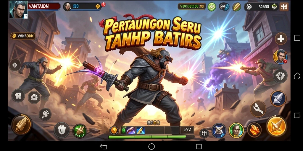Gameplay seru VANTAIDN dalam pertempuran yang mendebarkan.